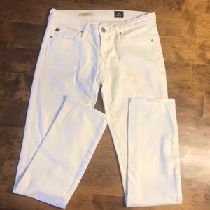 AG Adriano Goldshmied white jeans 25R